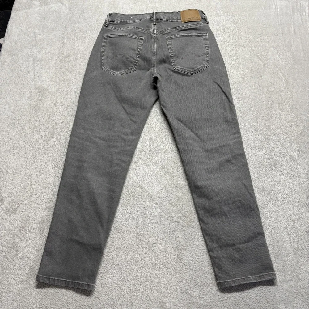 American Eagle Mens Gray Athletic Fit Jeans 28x30 (29x28) Flex Stretch